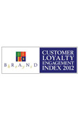 Brand keys customer loyalty badge.
